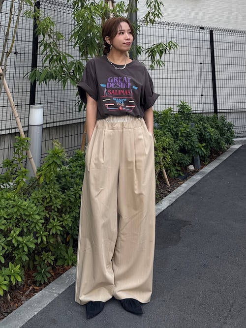 TODAYFUL【美品】Sleep Big Tee★ungrid Ungrid（アングリッド） tシャツ バックフォトプリントTee レディース