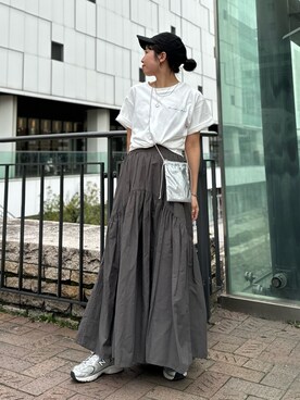 瀬川百花さん(レディース・156cm)の春コーディネート