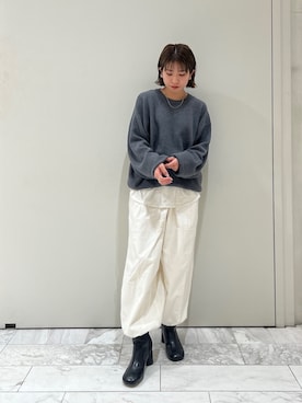 瀬川百花さん(レディース・156cm)の冬コーディネート