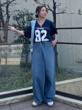 瀬川百花さん（レディース・156cm）の冬コーディネート