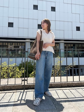 瀬川百花さん（レディース・156cm）の春コーディネート