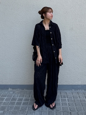 瀬川百花さん(レディース・156cm)の夏コーディネート