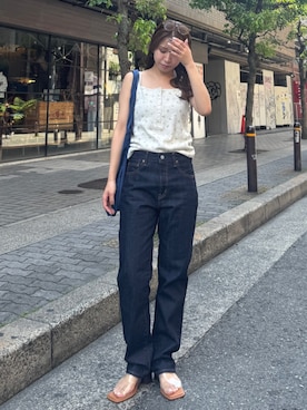 瀬川百花さん（レディース・156cm）の春コーディネート
