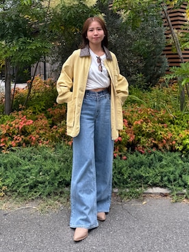 「Ungrid（アングリッド）のアイテム」を使った、瀬川百花さん（レディース・156cm）の夏コーディネート