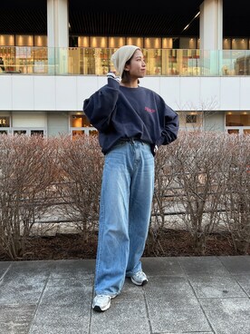 瀬川百花さん(レディース・156cm)の冬コーディネート