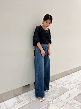 瀬川百花さん(レディース・156cm)の夏コーディネート