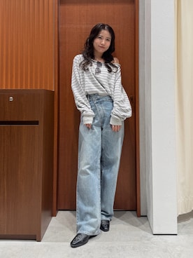 「Ungrid（アングリッド）のアイテム」を使った、瀬川百花さん（レディース・156cm）の秋コーディネート