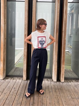 瀬川百花さん（レディース・156cm）の夏コーディネート