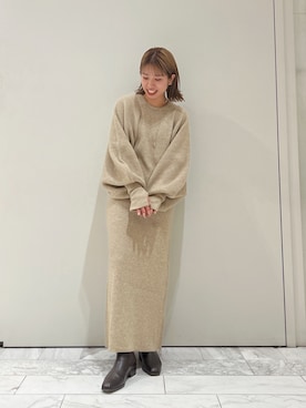 瀬川百花さん（レディース・156cm）の秋コーディネート