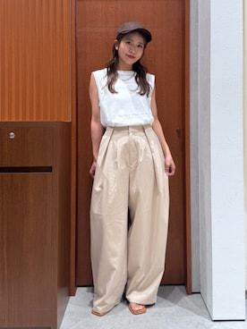 瀬川百花さん(レディース・156cm)の夏コーディネート