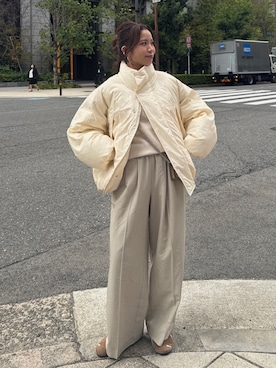 瀬川百花さん（レディース・156cm）の冬コーディネート