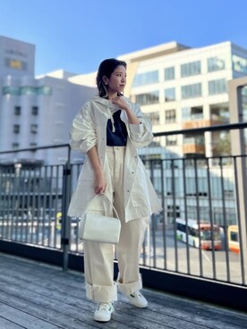 瀬川百花さん(レディース・156cm)の冬コーディネート