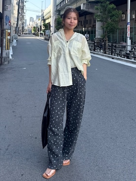 瀬川百花さん（レディース・156cm）の春コーディネート