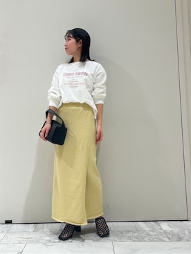 瀬川百花さん(レディース・156cm)の春コーディネート