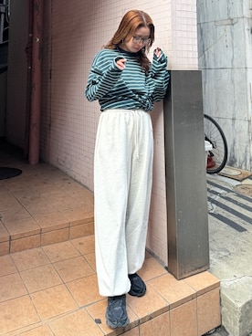 瀬川百花さん（レディース・156cm）の冬コーディネート