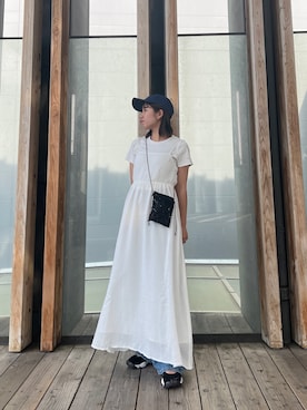 瀬川百花さん（レディース・156cm）の春コーディネート