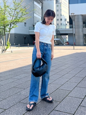 瀬川百花さん(レディース・156cm)の夏コーディネート