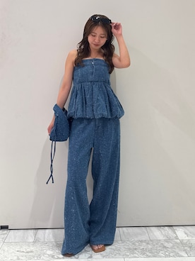 瀬川百花さん（レディース・156cm）の春コーディネート