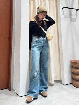 「アイテム（その他雑貨）」を使った、瀬川百花さん（レディース・156cm）の夏コーディネート