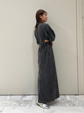 「Ungrid（アングリッド）のアイテム（ピアス（両耳用））」を使った、瀬川百花さん（レディース・156cm）の夏コーディネート