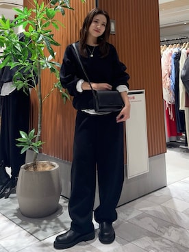 瀬川百花さん（レディース・156cm）の冬コーディネート