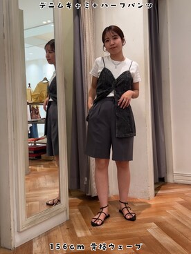 瀬川百花さん（レディース・156cm）の夏コーディネート