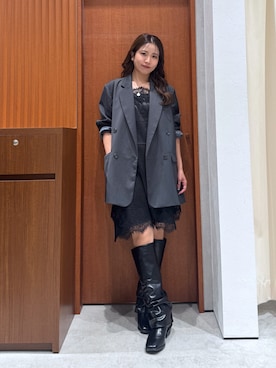 瀬川百花さん(レディース・156cm)の夏コーディネート