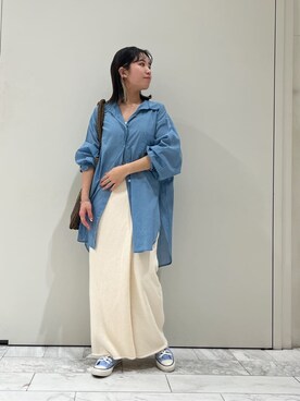 瀬川百花さん（レディース・156cm）の春コーディネート