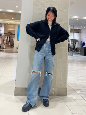 瀬川百花さん(レディース・156cm)の秋コーディネート