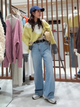 瀬川百花さん(レディース・156cm)の秋コーディネート