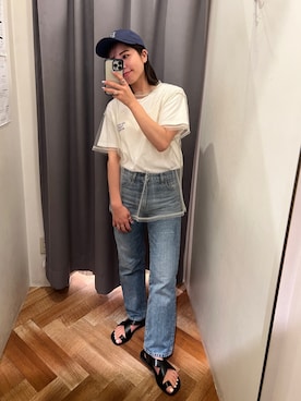 瀬川百花さん(レディース・156cm)の春コーディネート