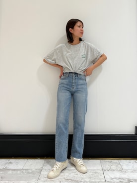 瀬川百花さん（レディース・156cm）の春コーディネート