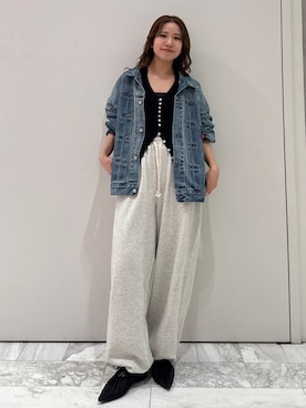 瀬川百花さん（レディース・156cm）の冬コーディネート