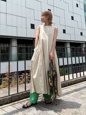 瀬川百花さん（レディース・156cm）の春コーディネート