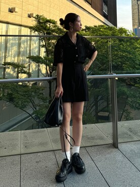 瀬川百花さん（レディース・156cm）の夏コーディネート