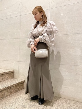 「消えそうな色コーデ」｜「アイテム（ブーツ）」を使った、tomomiさん（レディース・145cm）の秋コーディネート