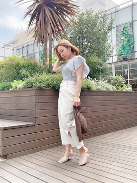 「アイテム（サンダル、その他）」を使った、tomomiさん（レディース・145cm）の春コーディネート