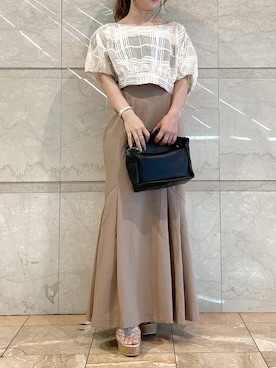 「コルクヒール」｜tomomiさん（レディース・145cm）の夏コーディネート
