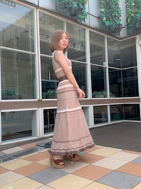 tomomiさん（レディース・145cm）の春コーディネート