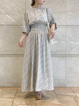 「消えそうな色コーデ」｜「アイテム（ワンピース/ドレス）」を使った、tomomiさん（レディース・145cm）の春コーディネート