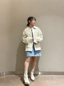 最新作売れ筋が満載 フェイクレザーオーバーブルゾン｜ダズリン（dazzlin ジャケット・アウター