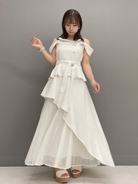 「アイテム（サンダル）」を使った、tomomiさん（レディース・145cm）の夏コーディネート