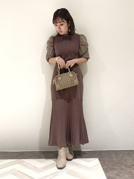 「マーメイド」｜「アイテム（ジャケット/アウター）」を使った、tomomiさん（レディース・145cm）の秋コーディネート