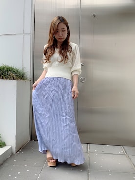 tomomiさん（レディース・145cm）の春コーディネート