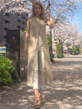 yukinoさん（レディース・164cm）の春コーディネート