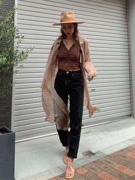 yukinoさん（レディース・164cm）の夏コーディネート