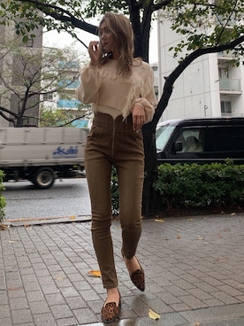 「RESEXXY（リゼクシー）のアイテム（その他シューズ）」を使った、yukinoさん（レディース・164cm）の秋コーディネート