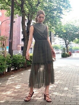 yukinoさん（レディース・164cm）の夏コーディネート