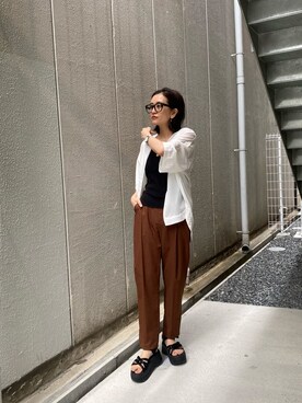 園部 涼子さんの（MURUA | ムルーア）を使ったコーディネート