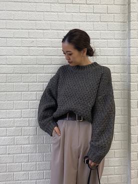 「Autumn」｜園部 涼子さん（レディース・162cm）の秋コーディネート